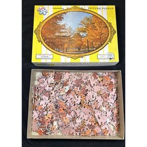 1958 Tuco Hidden Valley Cameo Series No. 1500 Picture Puzzle 22 Inch Wood Fiber